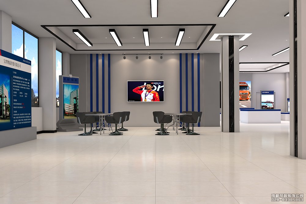 能源展廳裝修設(shè)計(jì)效果圖