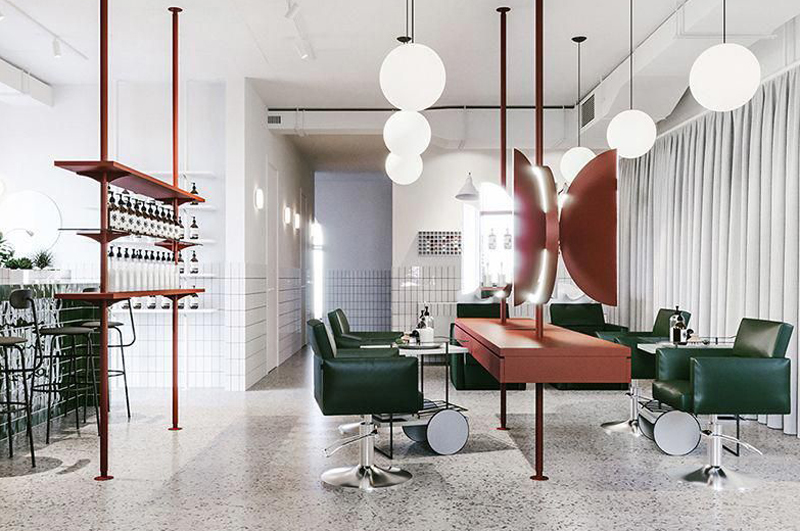 理發(fā)店裝修設計方案